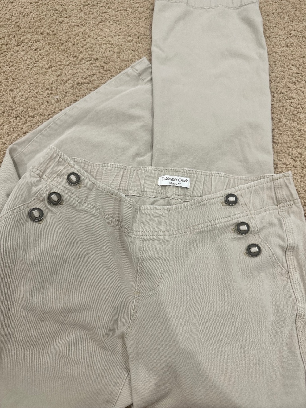 coldwater creek beige pants